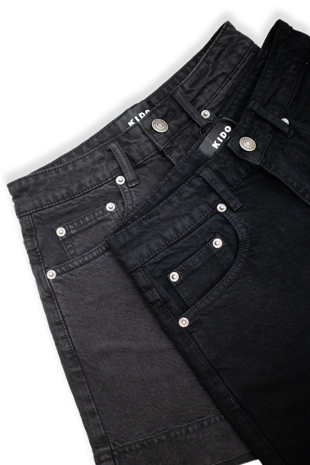 Kido quần shorts jeans dập lai pull jean shorts