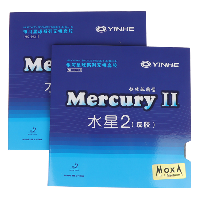 MERCURY 2 Table Tennis Rubber Galaxy Pips-In Original YINHE Ping Pong Rubber. 