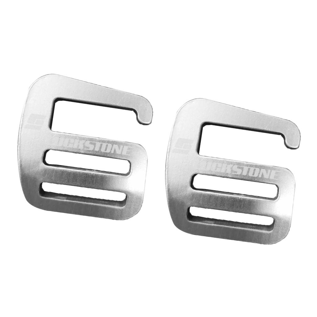 Kloware 8pc metal g shaped hook Webbing Buckle Strong Buckle