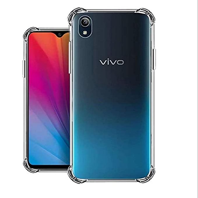 Vivo_Y1s Back Cover Transparent Soft Silicone Crystal Clear Case For Vivo_Y1s. 