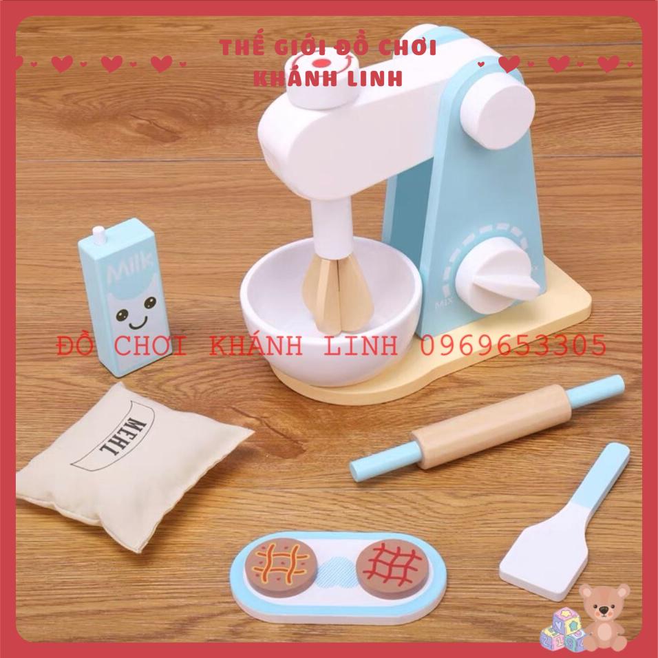 SET 6 MÓN ĐỒ CHƠI NHÀ BẾP BẰNG GỖ CHO BÉ