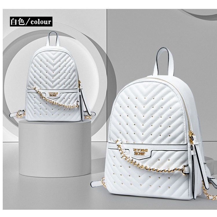 Victoria secret white discount backpack