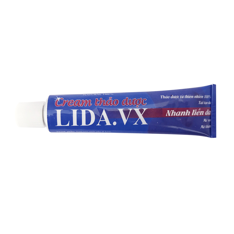 LIDA.VX Kem Thảo Dược Mau Liền Da