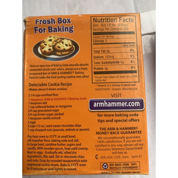 Baking Soda gói nhỏ 100g