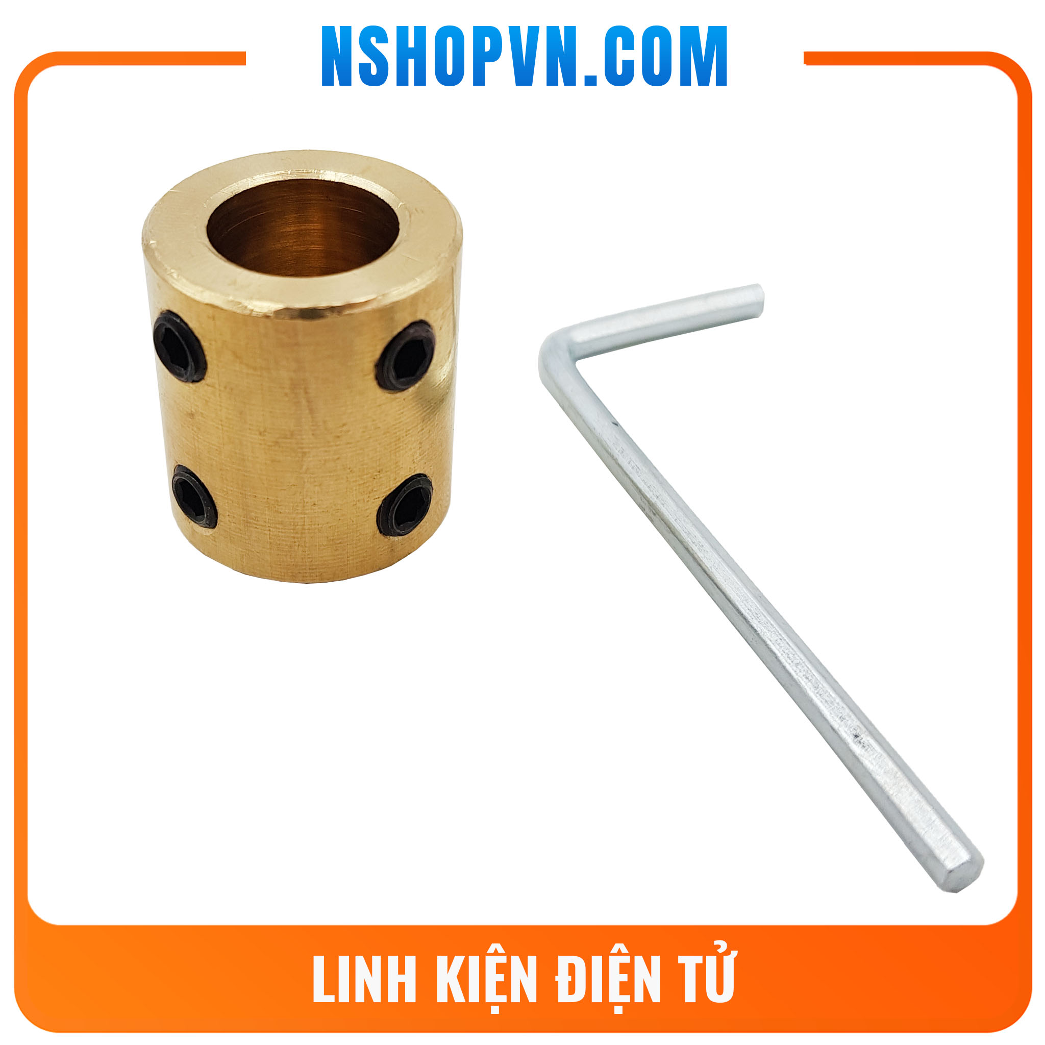 Khớp nối trục 8mm-8mm