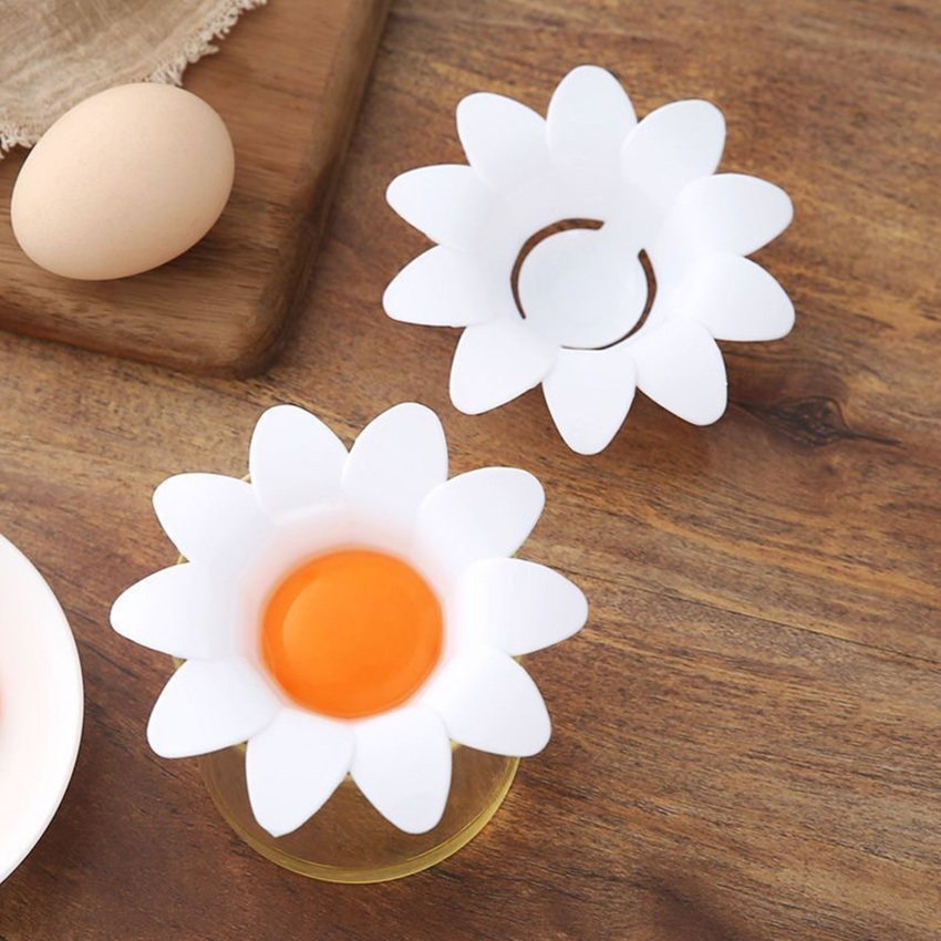 Sáng tạo dụng cụ tách trứng ít hình hoa cúc trứng trắng và dụng cụ tách lòng đỏ Dụng cụ lọc trứng cầm tay dụng cụ làm bánh nhà bếp