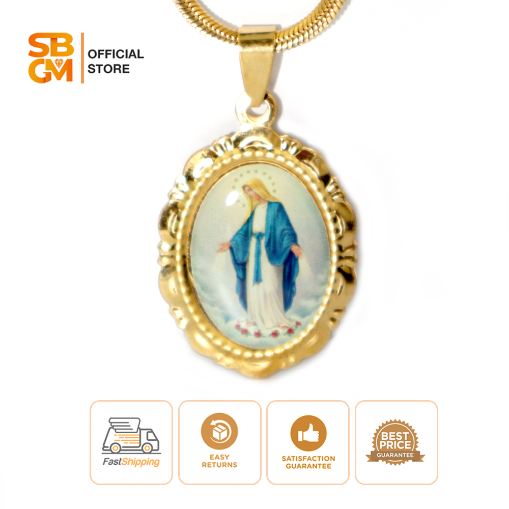 SBGM Jewelry Stainless Steel Unisex Catholic Religious Niño
