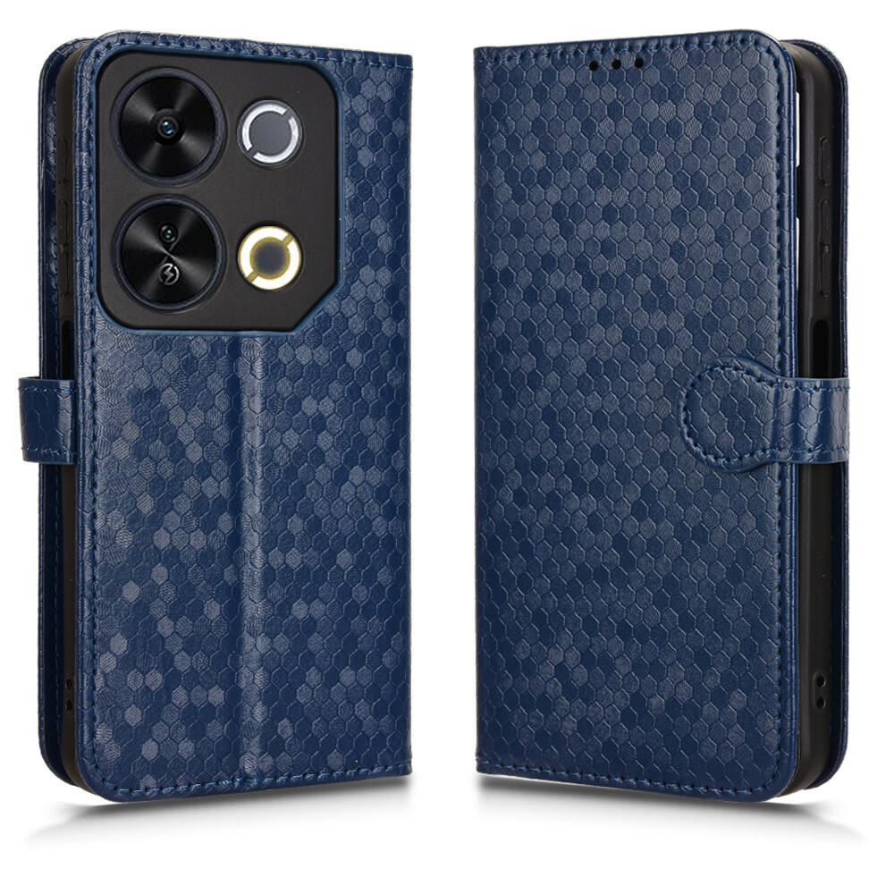 lthmy for Itel P65 4G P671L Phone Case Flip Wallet PU Leather Casing Shockproof Bracket Back Cover. 
