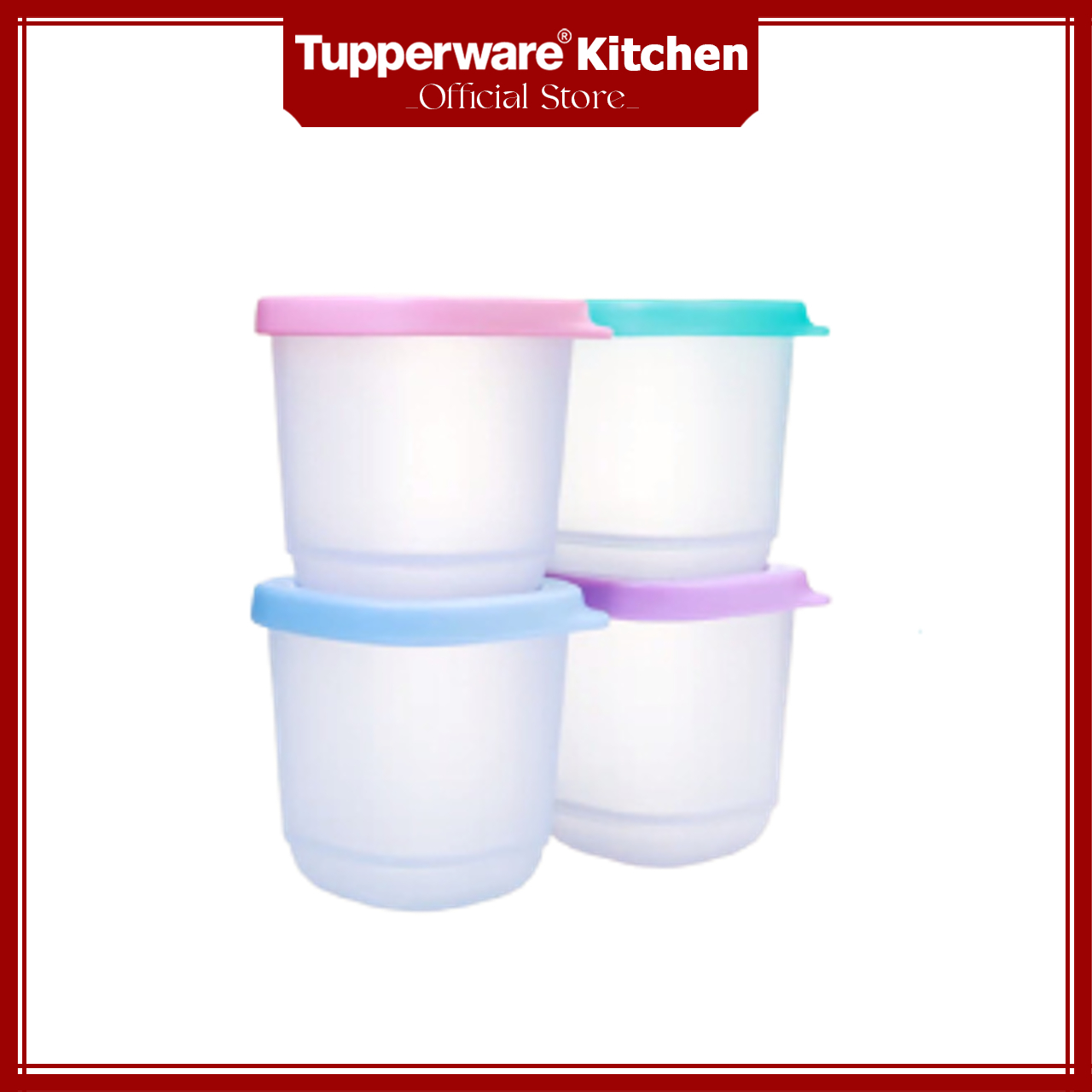 Bộ hộp Cubix Mini Square (Set 4 hộp) - Tupperware