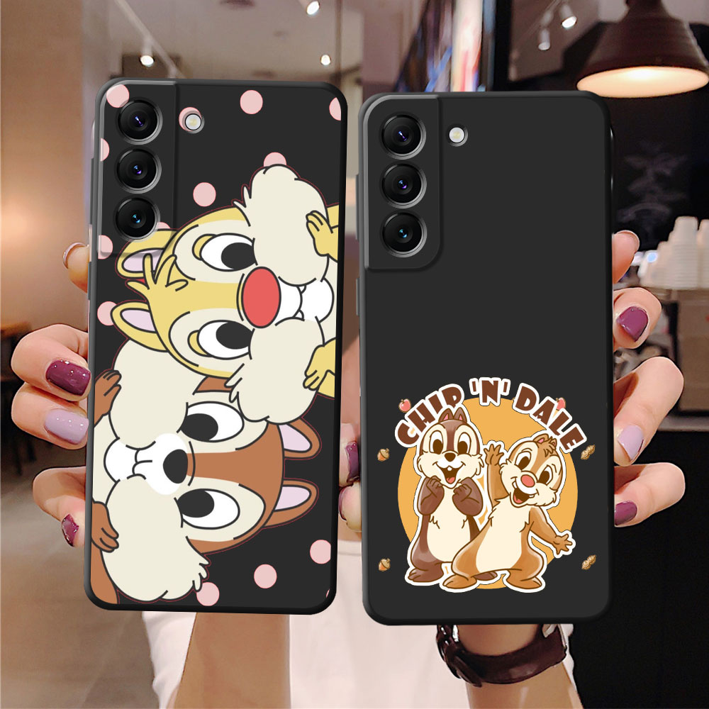 TAHANgTA Hot Sale New style Disney Chips And Dale Phone Case for Samsung Galaxy S24 Ultra S21 S20 FE S23 FE S10 S22 Plus Note 20 Ultra 10 Cover.