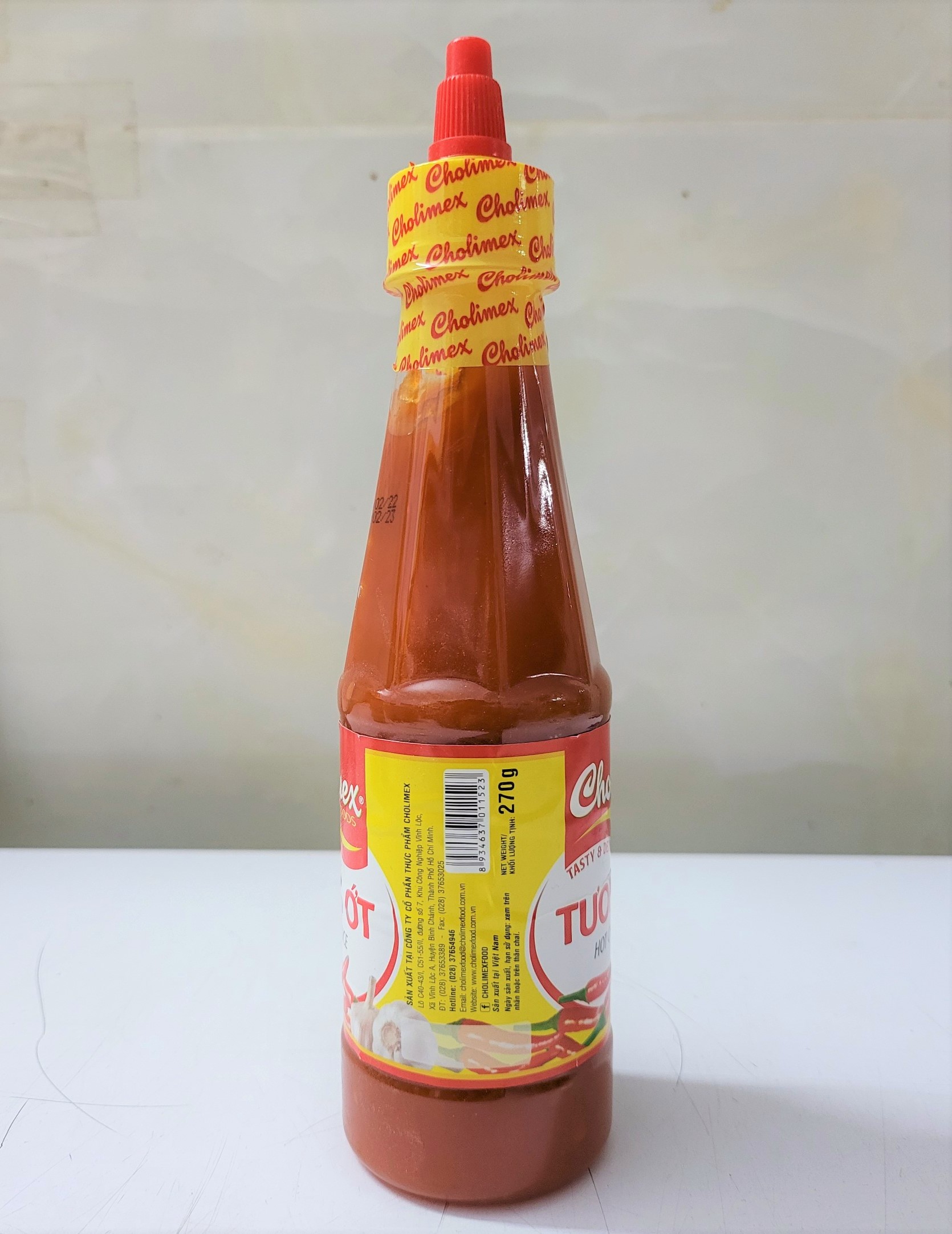 [Chai pet 270g] TƯƠNG ỚT [VN] CHOLIMEX Chilli Sauce