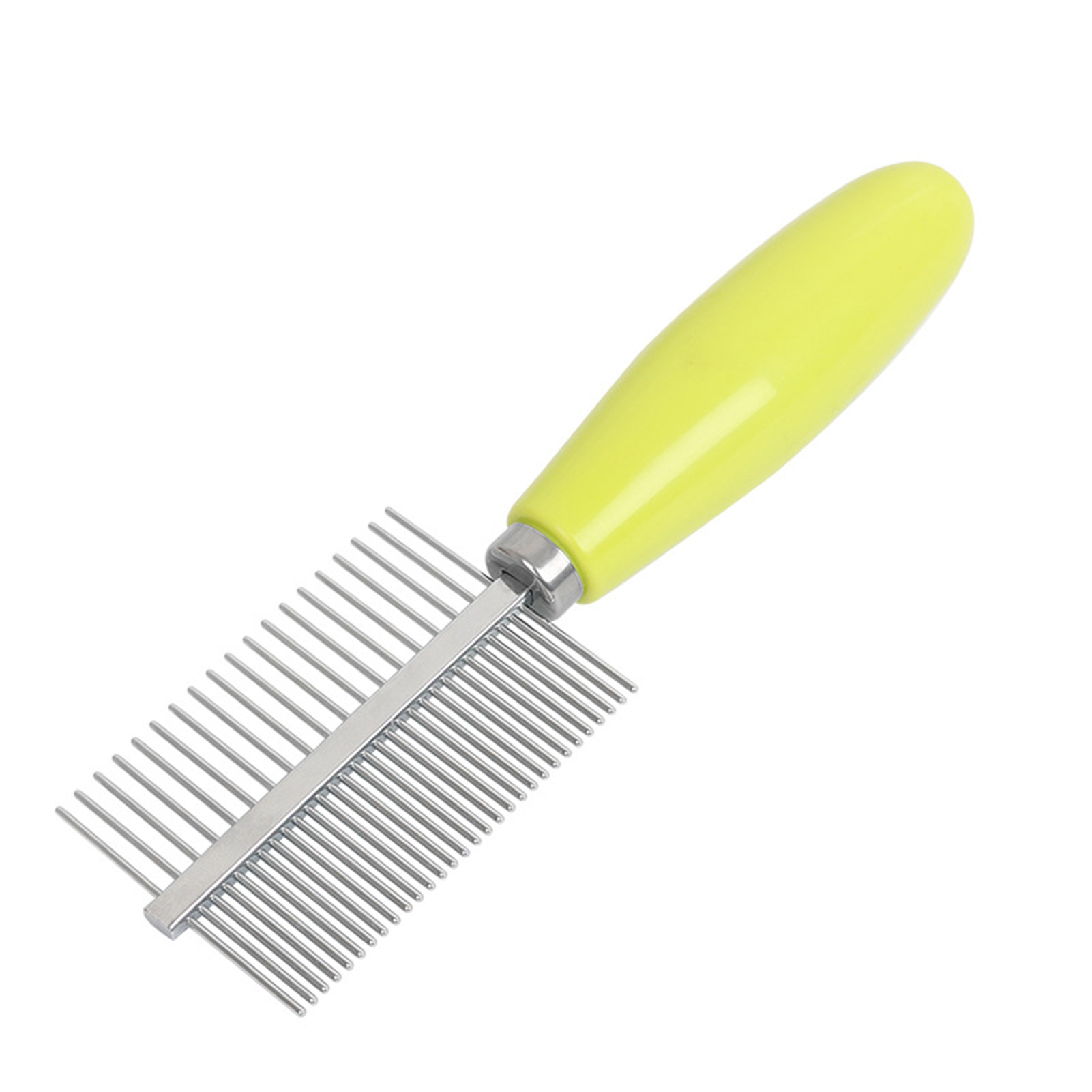 Pet Comb Double Row Design Comb Double Row Pet Grooming Brush for Cats and Dogs Gentle Hair Removal and Cleaning Comb Pet Supplies