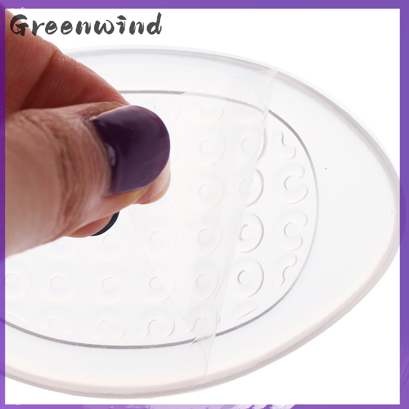 Greenwind Miếng đệm gót giày miếng đệm hỗ trợ vô hình miếng lót Gel giảm đau