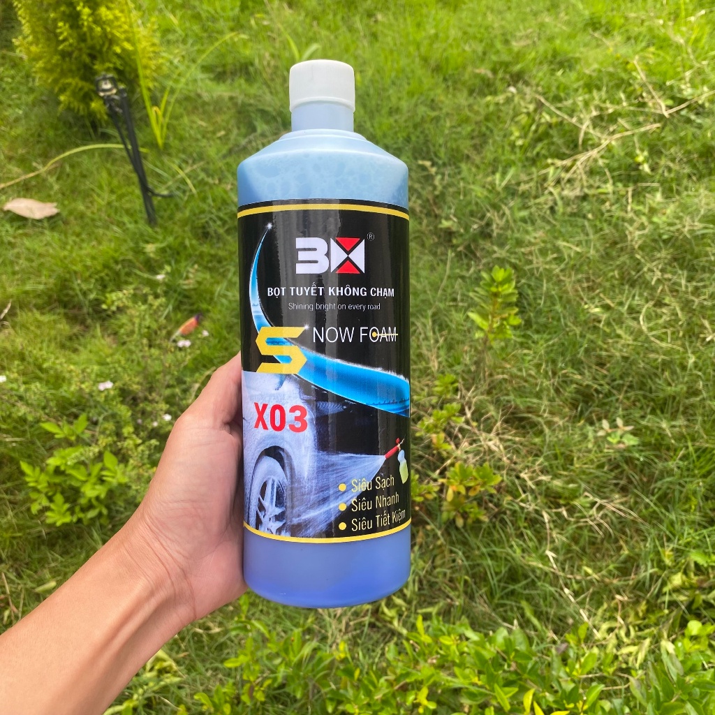 NƯỚC RỬA XE BỌT TUYẾT KHÔNG CHẠM X03
