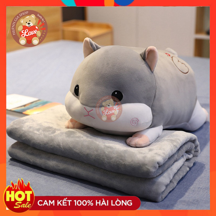 [XẢ KHO] Thú Bông Mền 3in1 chuột Hamter cao cấp