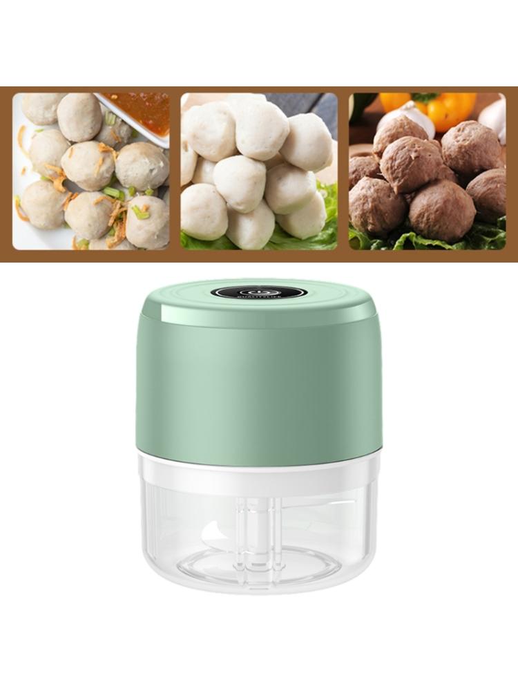 ✪【Haoo-Store】【Ready Stock】 Electric Kitchen Food Chopper Masher Crusher USB Meat Grinder Vegetable Chopper