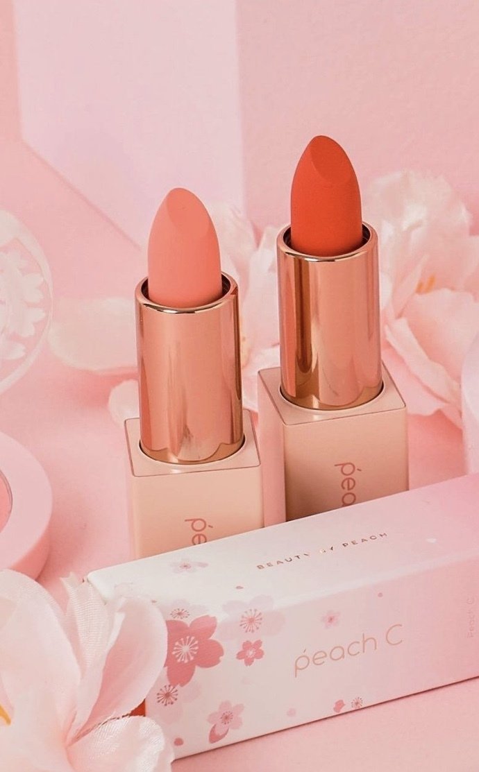 peach c easy matte lipstick