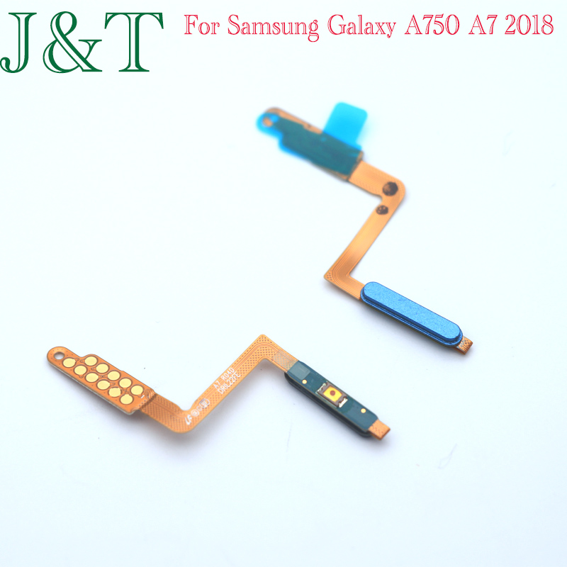 NEW 【Too much love!】For Samsung Galaxy A750 A7 2018 A750F Fingerprint touch ID sensor Finger Power Switch on Off Side Button Key Flex Cable. 