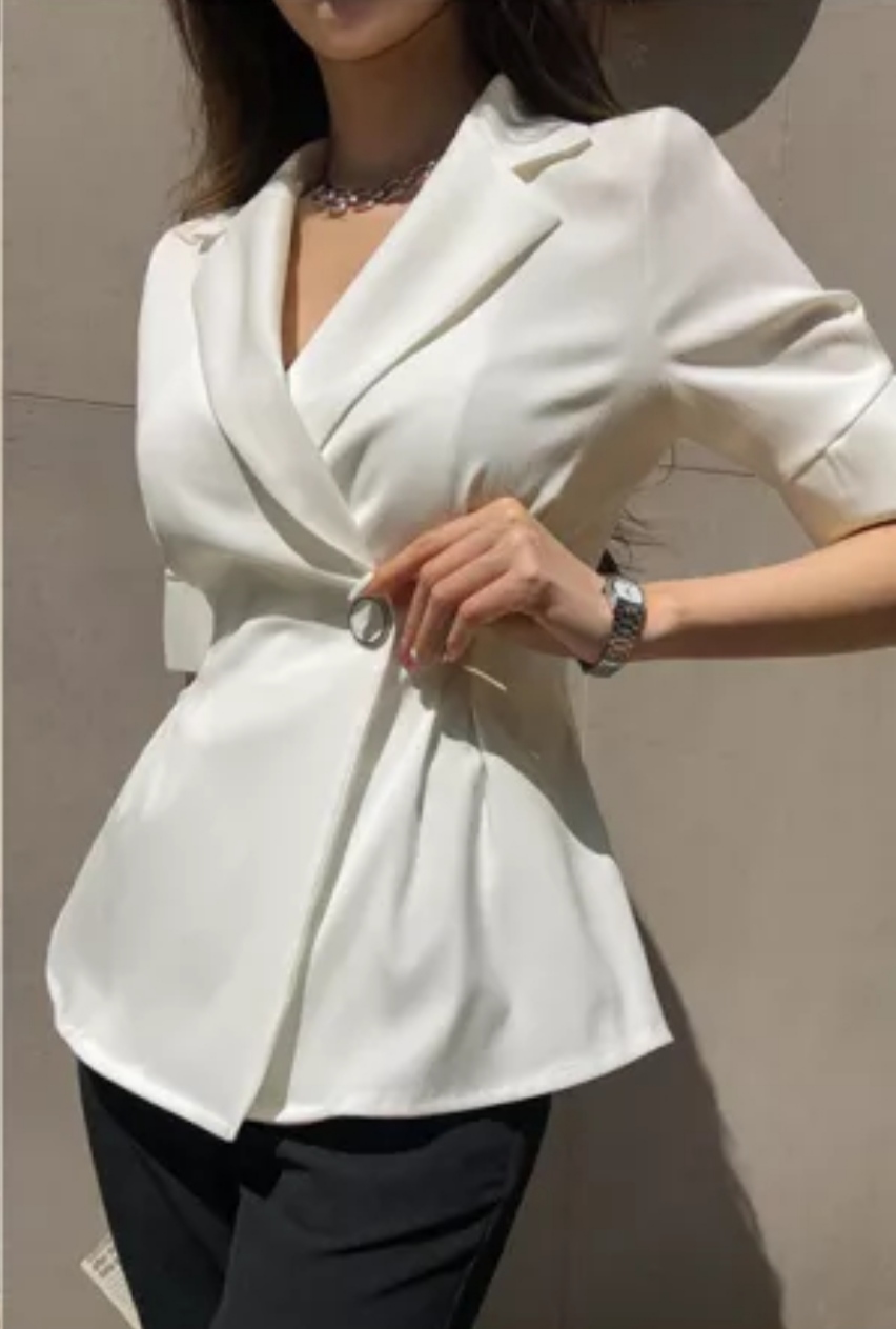 Áo Khoác Vest Blazer Một Nút Dáng Dài Thanh Lịch( TẶNG KÈM ÁO ỐNG)