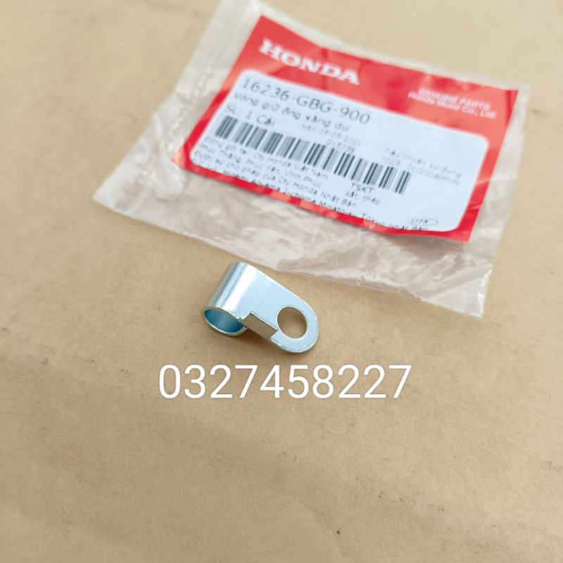 Pass giữ, bắt đỡ ống xăng dư DREAM, WAVE, FUTURE... zin Honda