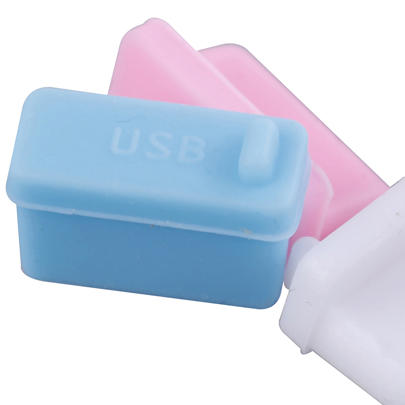 MREDL 10pcs silicone usb cap anti dust cover cap protector plug