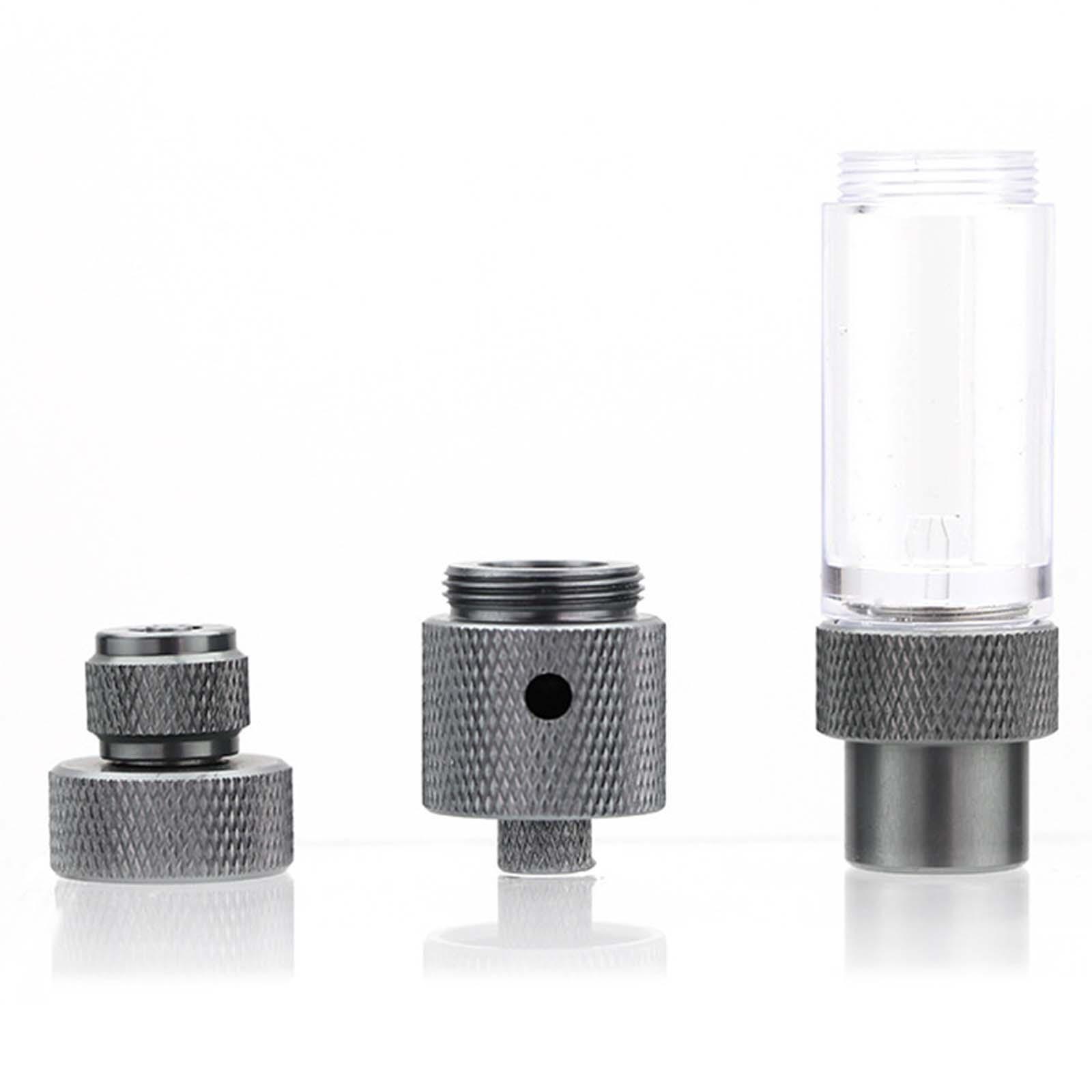 Petery CO2 Bubble Counter with Check Valves Devices Easy to Use Multifunction Fish Tank Tool for CO2 Generator Regulator Single Head