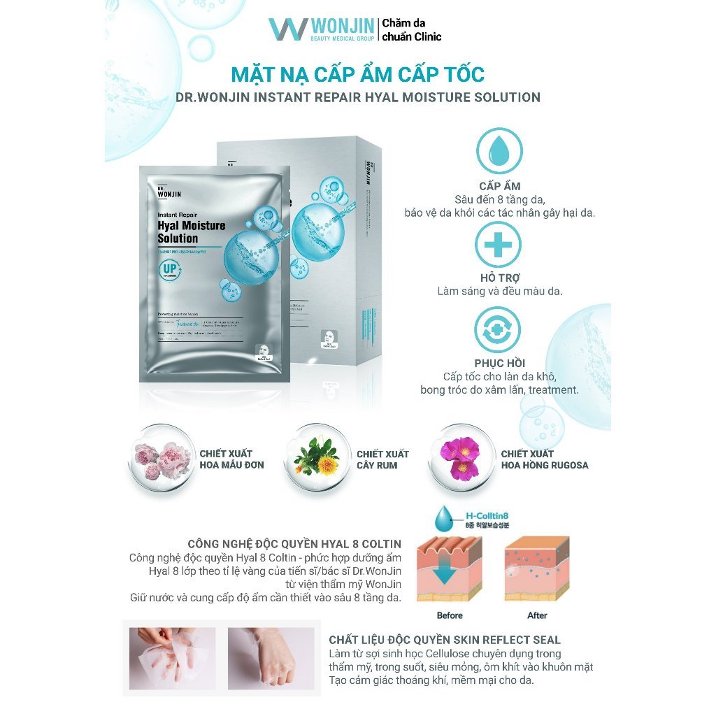 Mặt nạ wonjin effect chăm sóc da chuyên sâu dr wonjin 30g