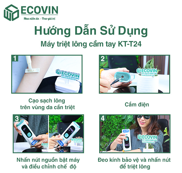 ♥️ Máy Triệt Lông Cầm Tay Cá Nhân Cao Cấp