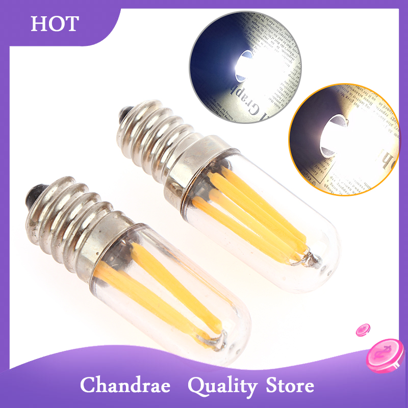 [Chandrae] tủ lạnh phụ kiện 220V Dimmable E12 E14 đui đèn vặn LED aplliance bóng đèn dây tóc 1W 3W tủ lạnh đèn tín hiệu đèn