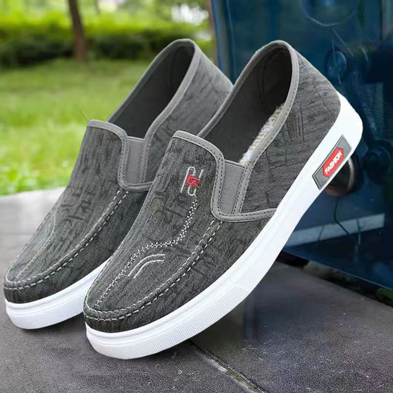 VASIBAEN Men's canvas shoes old Beijing cloth shoes casual shoes canvas shoes