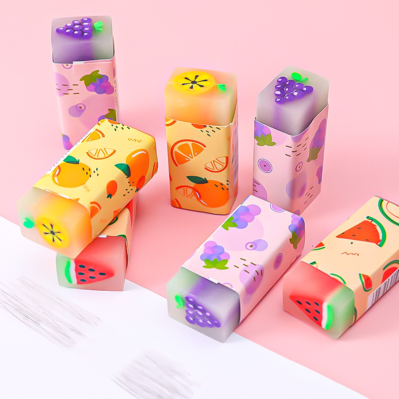 [HCM] Phim hoạt hình Creative Fruit Eraser Giao hàng ngẫu nhiên  Joyee810