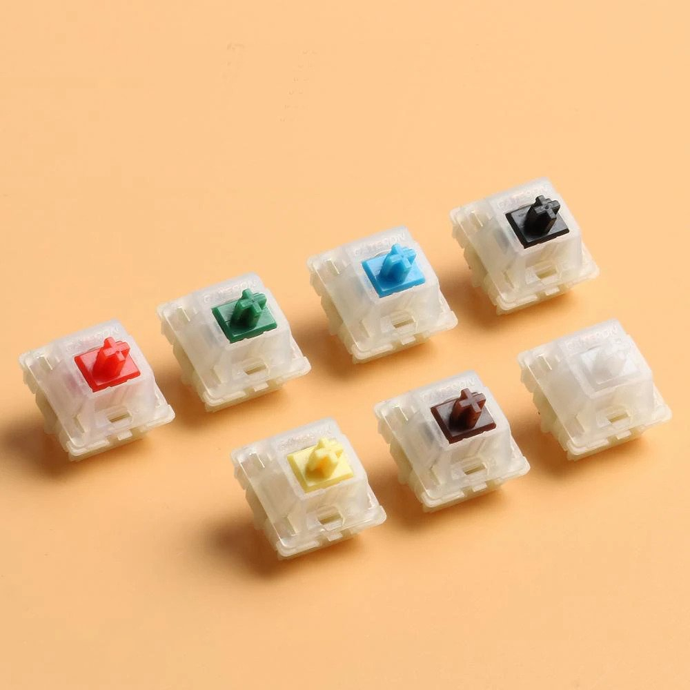 Switch bàn phím cơ gateron milky 5 pin