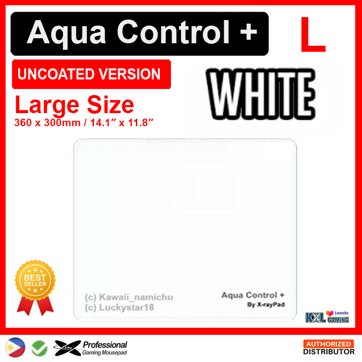 [Official] [L SIZE] (With Box) Xraypad Aqua Control Plus White