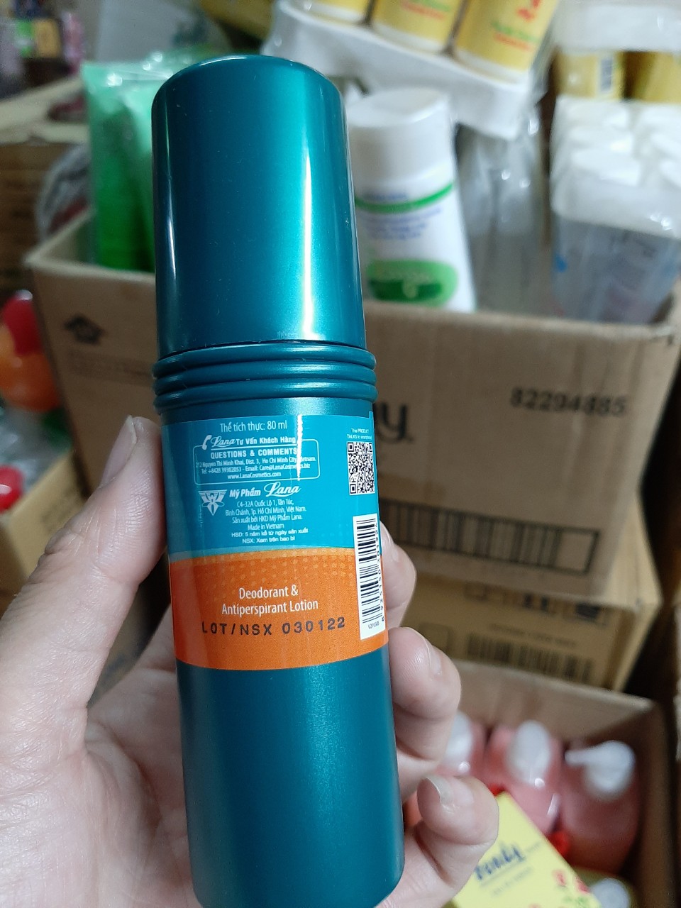 Dung Dịch Khử Mùi Cơ Thể LANA Nodol Active 80ml