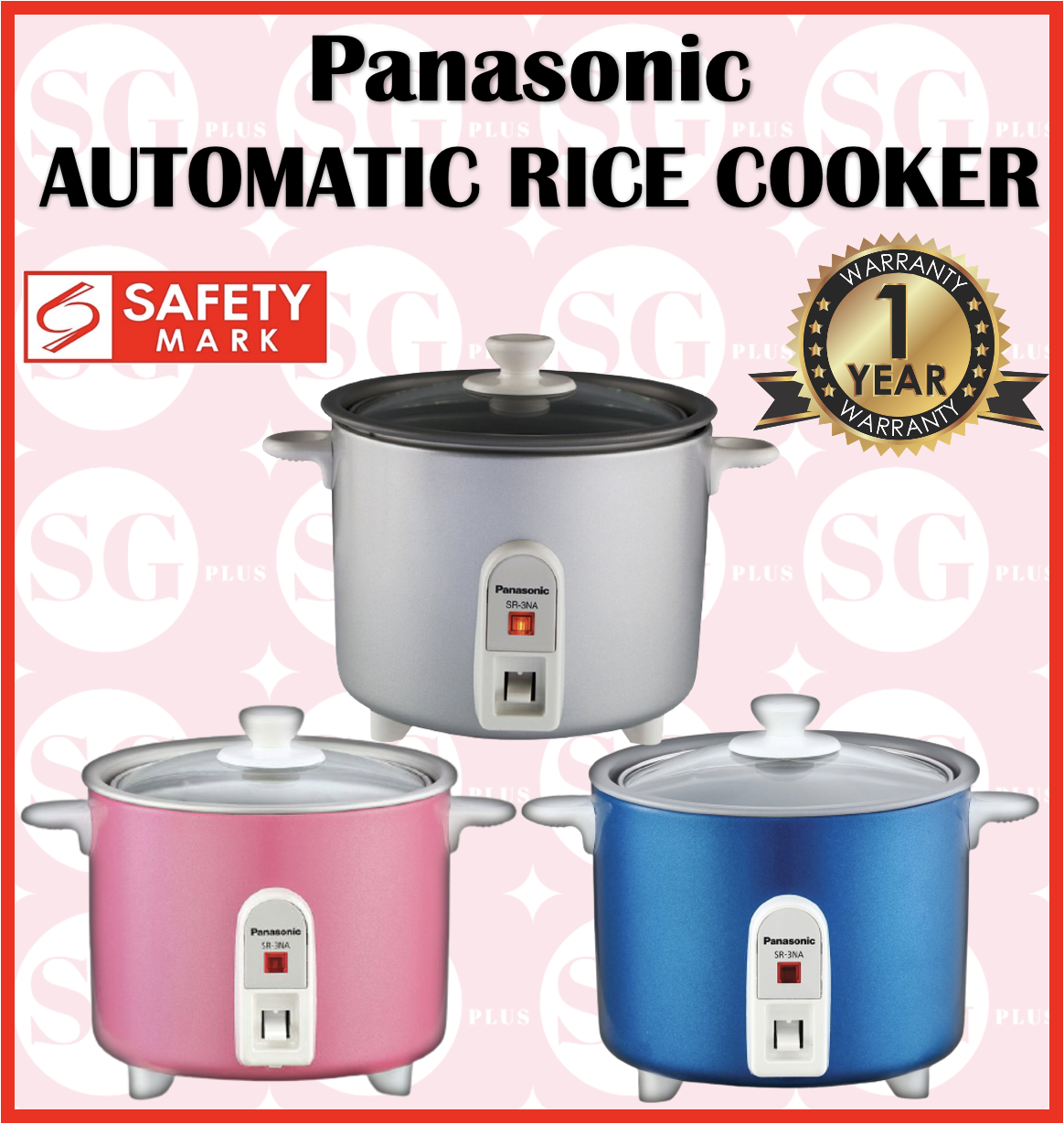 PANASONIC SR3NA 0.27L MINI RICE COOKER Lazada Singapore
