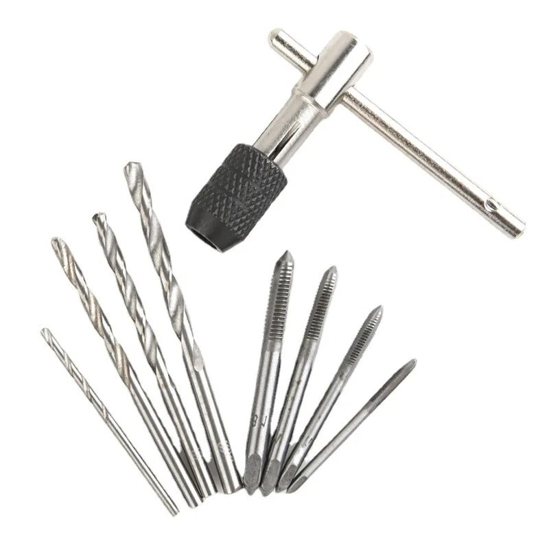 [p1p1589] T-handle Reversible Single Tap Wrench Tapping Threading Tool M3-M8 Screwdriver Tap Holder Hand Tool