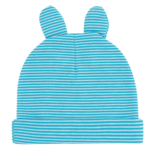 Nón Sơ Sinh Tai Thỏ Mintuu Cho Bé 100% Cotton Co Dãn