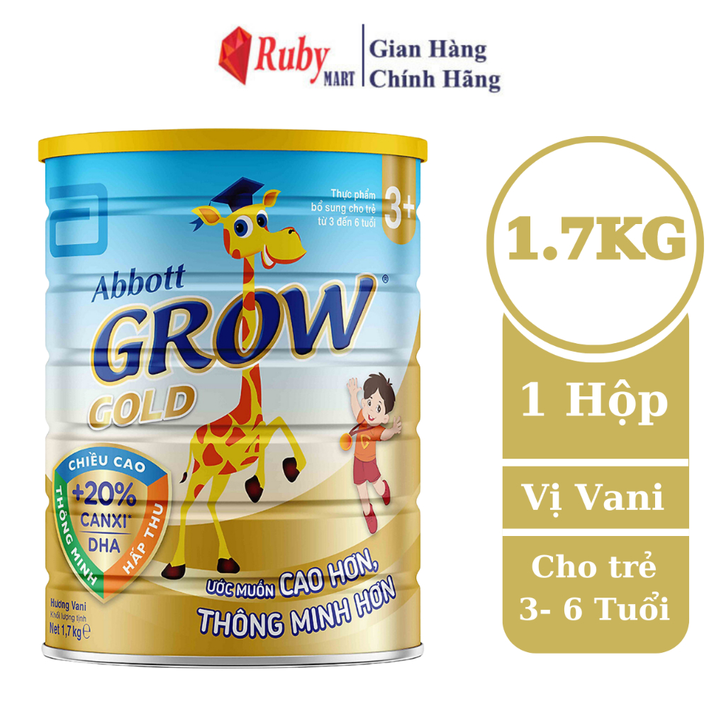 Abbott grow Gold milk powder 3 + 1.7kg for children 3 to 6 years old
