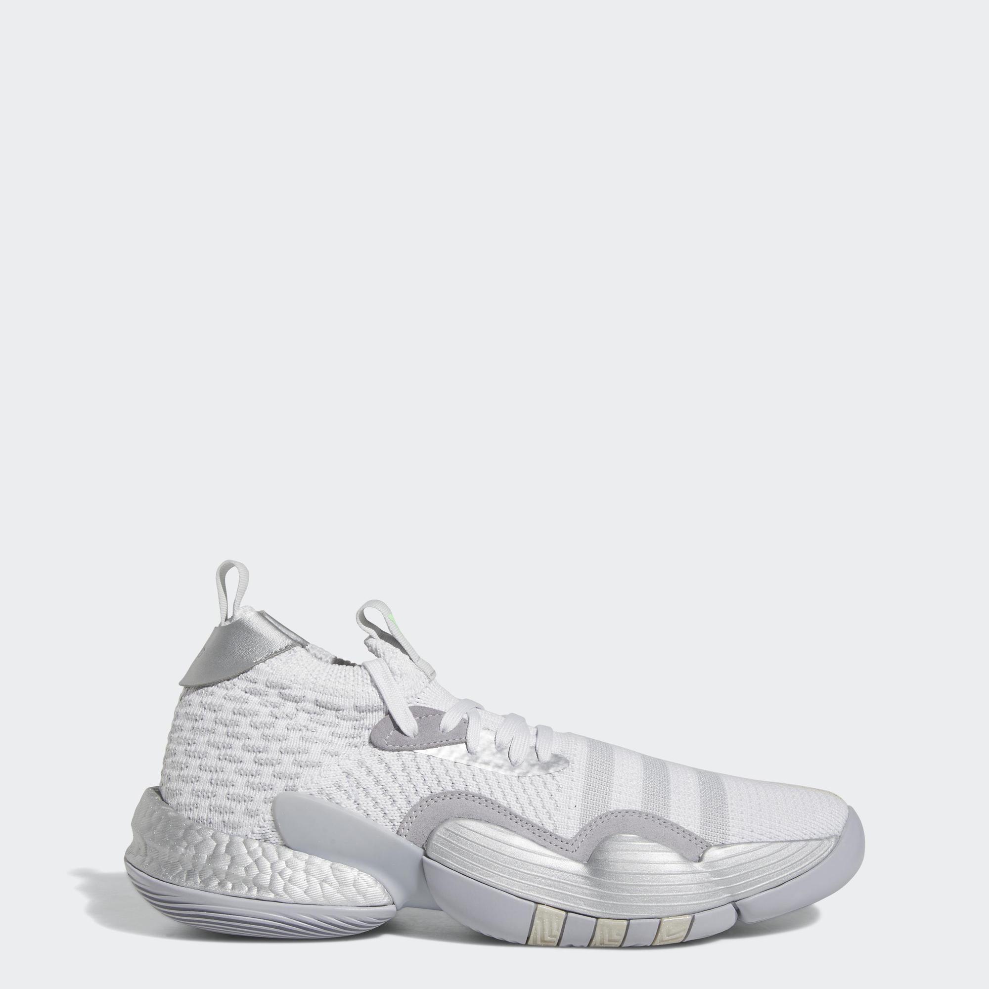 Adidas bóng rổ giày trae young 2 unisex xám hq0997