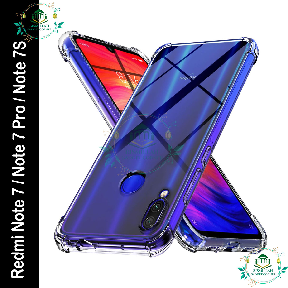 Transparent back cover For Xiaomi Redmi Note Redmi Note Pro