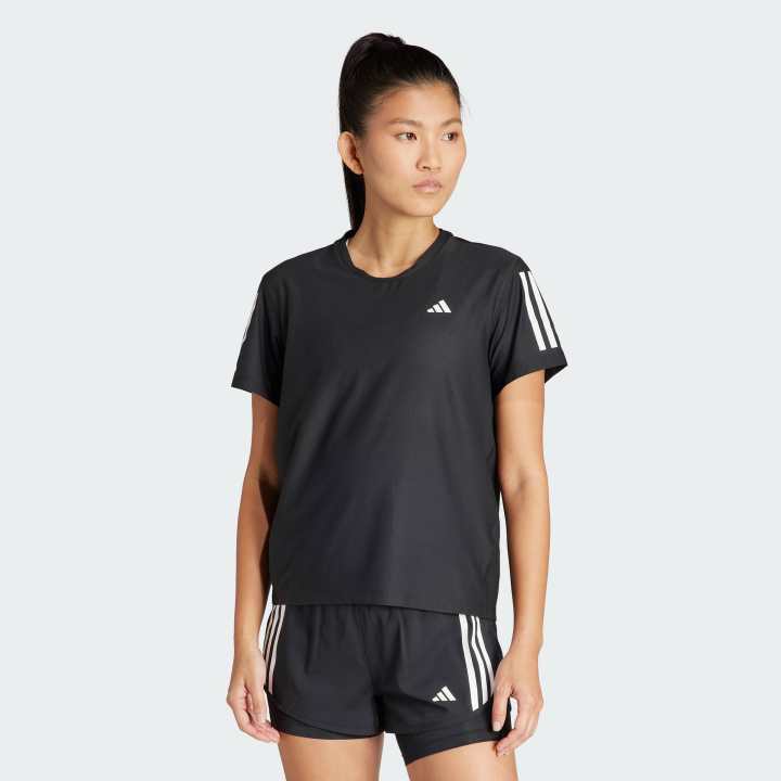 adidas Running Own The Run Tee Women Black…