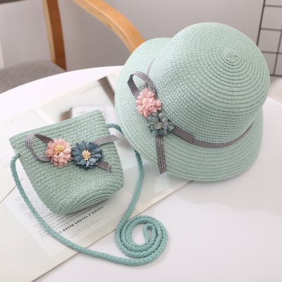 Bộ nón cói đeo chéo cho bé 2-5t