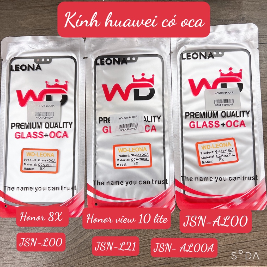 Kính ép huawei có keo oca honor 8x - honor view 10 lite - jsn-al00 - jsn-l00 - jsn-l21 - jsn-al00a - giá sỉ - rẻ