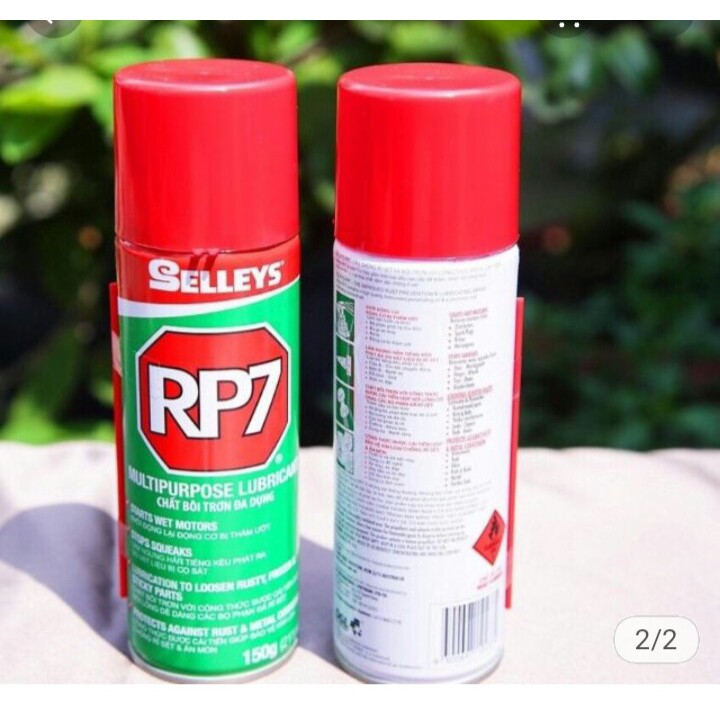 Chai xịt tẩy rỉ sét, bôi trơn RP7