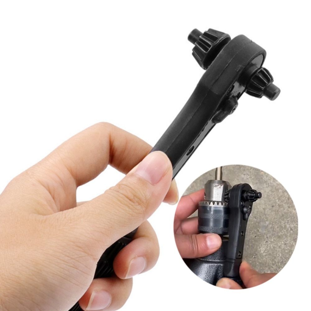 VALER Multifunction Drill Clamping Tool For Drill Bit Drill Chuck Key Ratchet Spanner Ratchet Wrench Universal Wrench Quick Ratchet Wrench