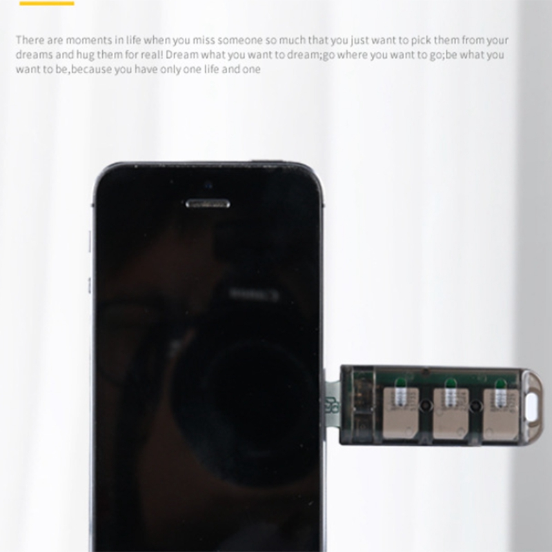 6 Slot SIM Card Adapter Multi SIM Card Reader Mini SIM Nano with Control Switch for Android