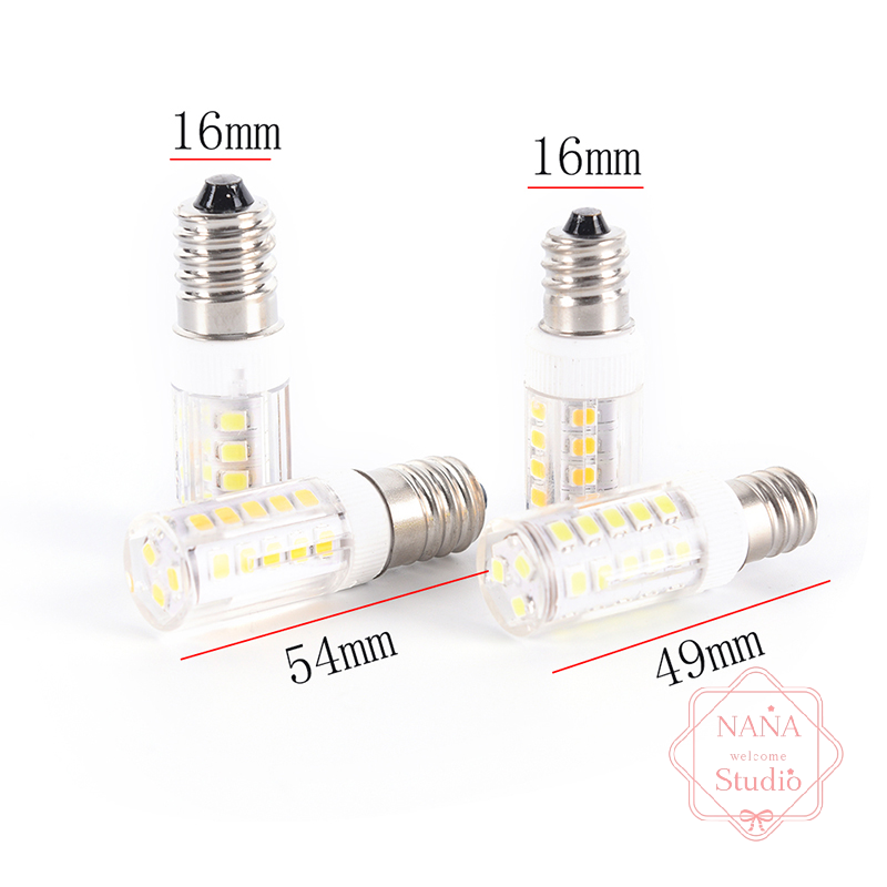 NANA E12 E14 Mini Dimmable dẫn ánh sáng đèn chùm Spotlight tủ lạnh tủ lạnh đèn