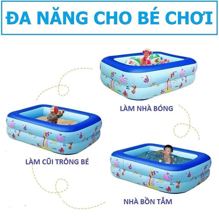 Bể bơi cho bé 1m5 2 tầng