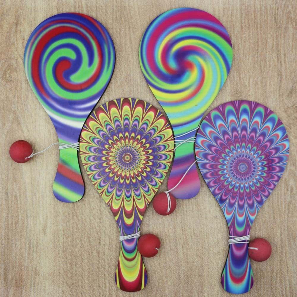 String Paddle 4Pcs Beginner-Friendly Portable Kids Racket Ball Set Elastic String ...