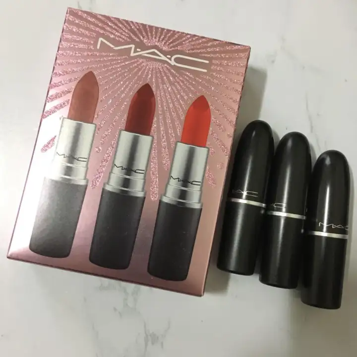 mac lipstick gift set